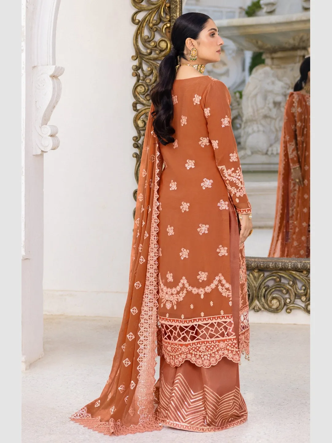 Designer Chiffon Embroidered