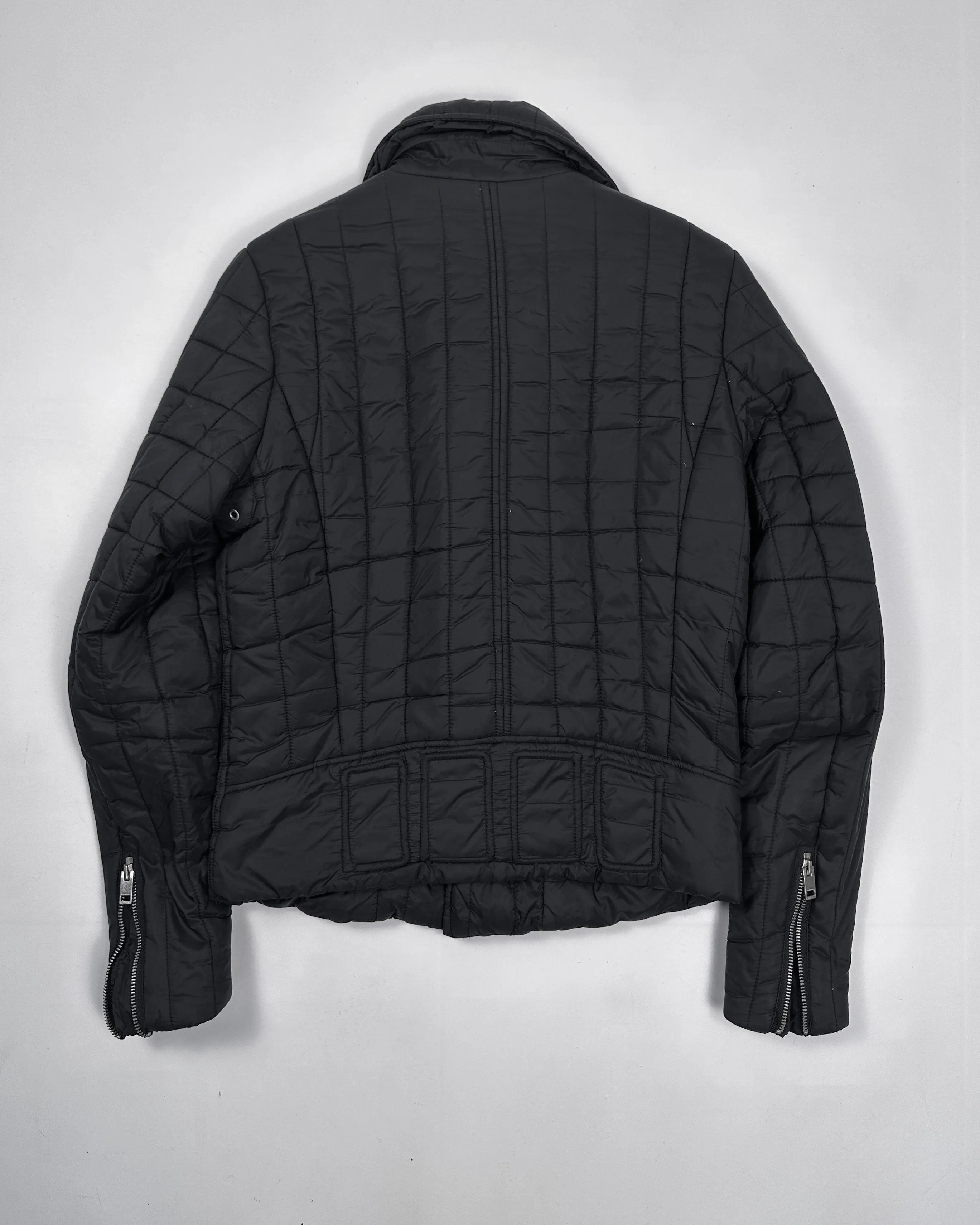 Diesel Padded Black Zipped Jacket 2000's