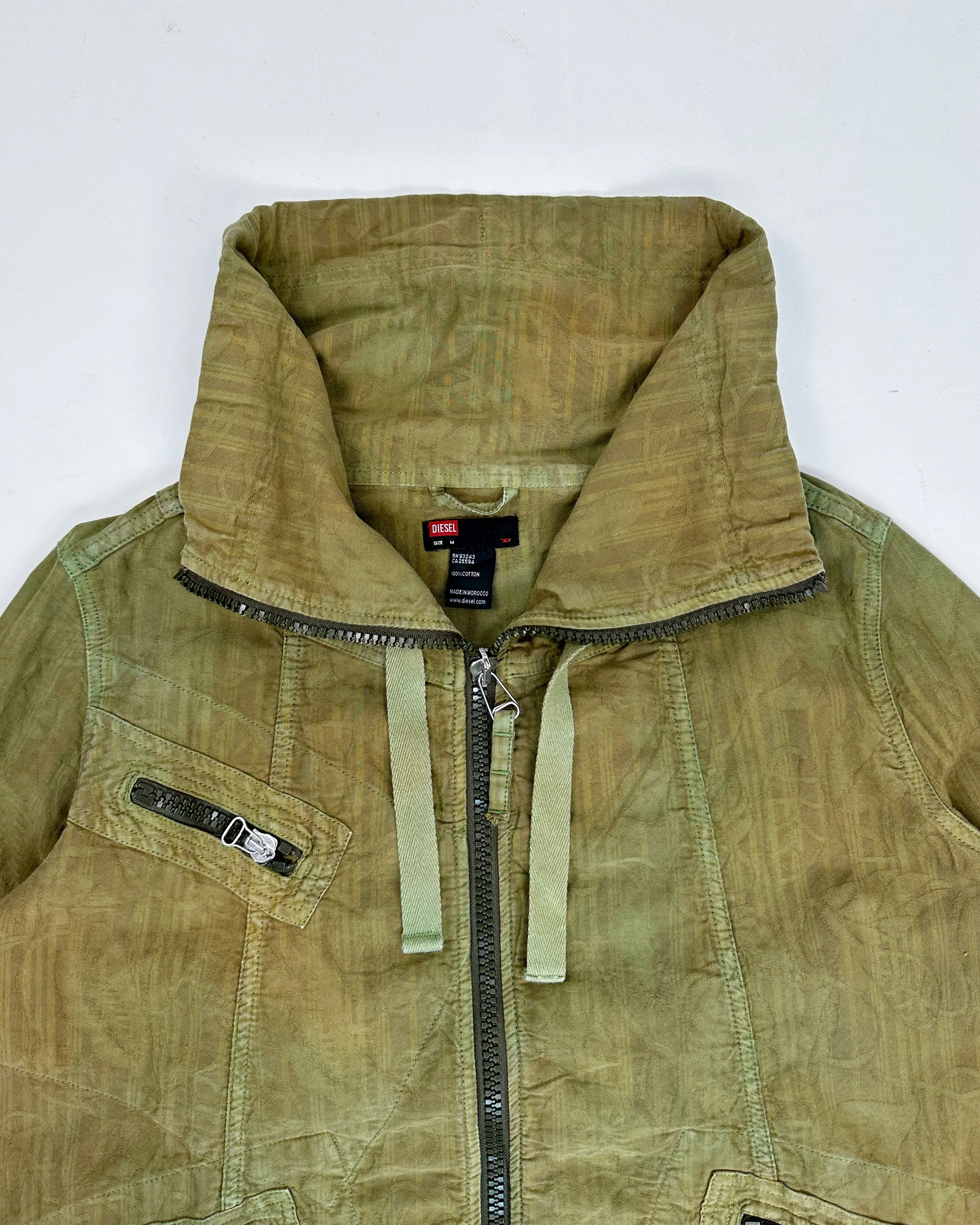 Diesel Utility Olive Green Light Jacket 2000's