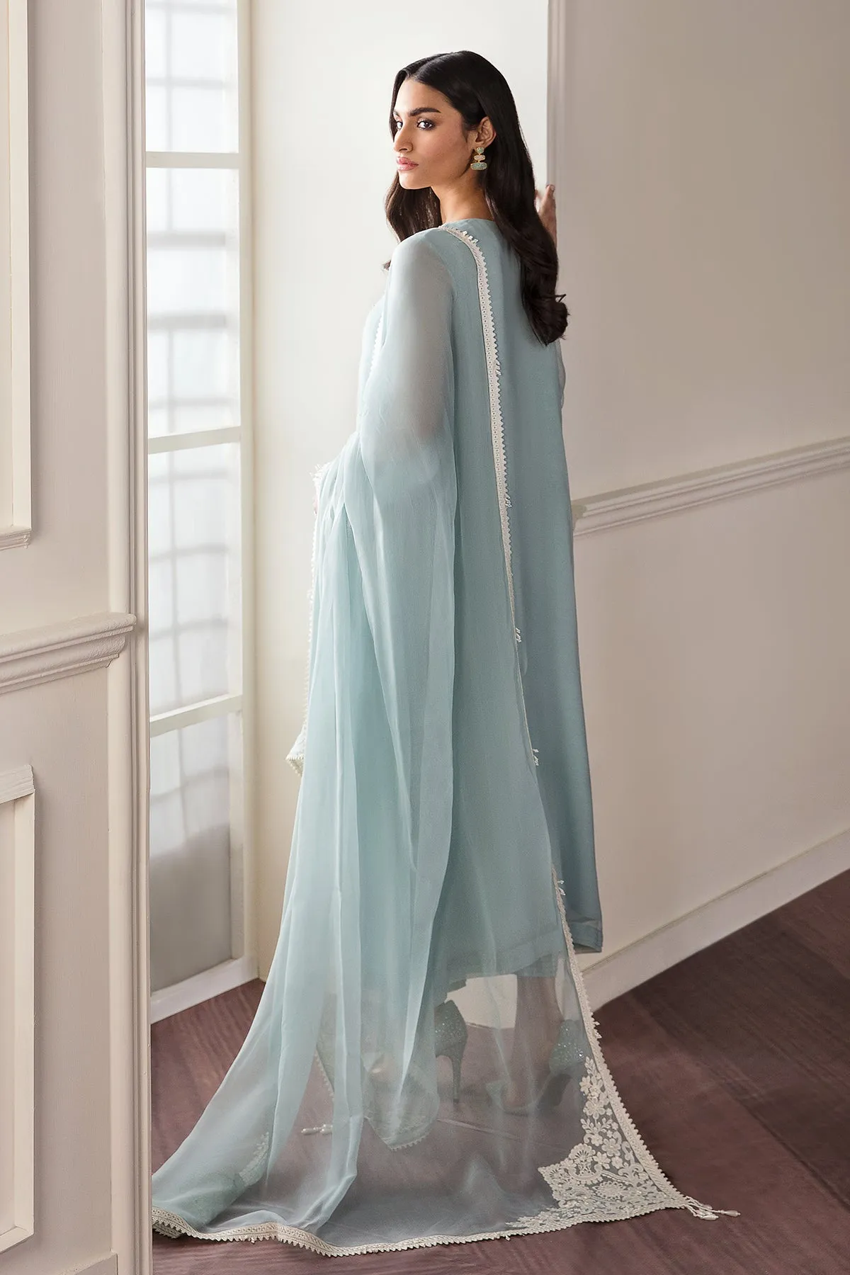 EMBROIDERED CHIFFON PR-753