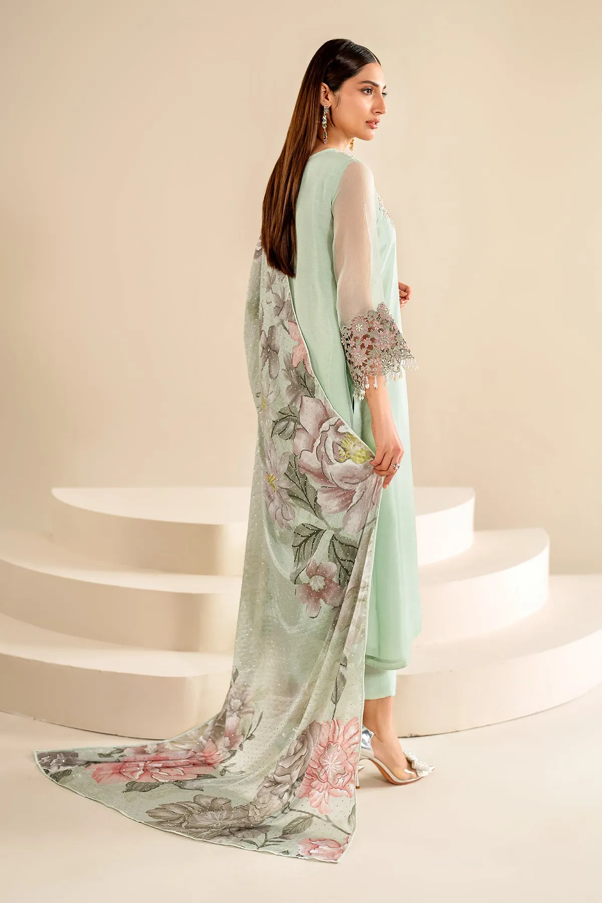 EMBROIDERED CHIFFON PR-920