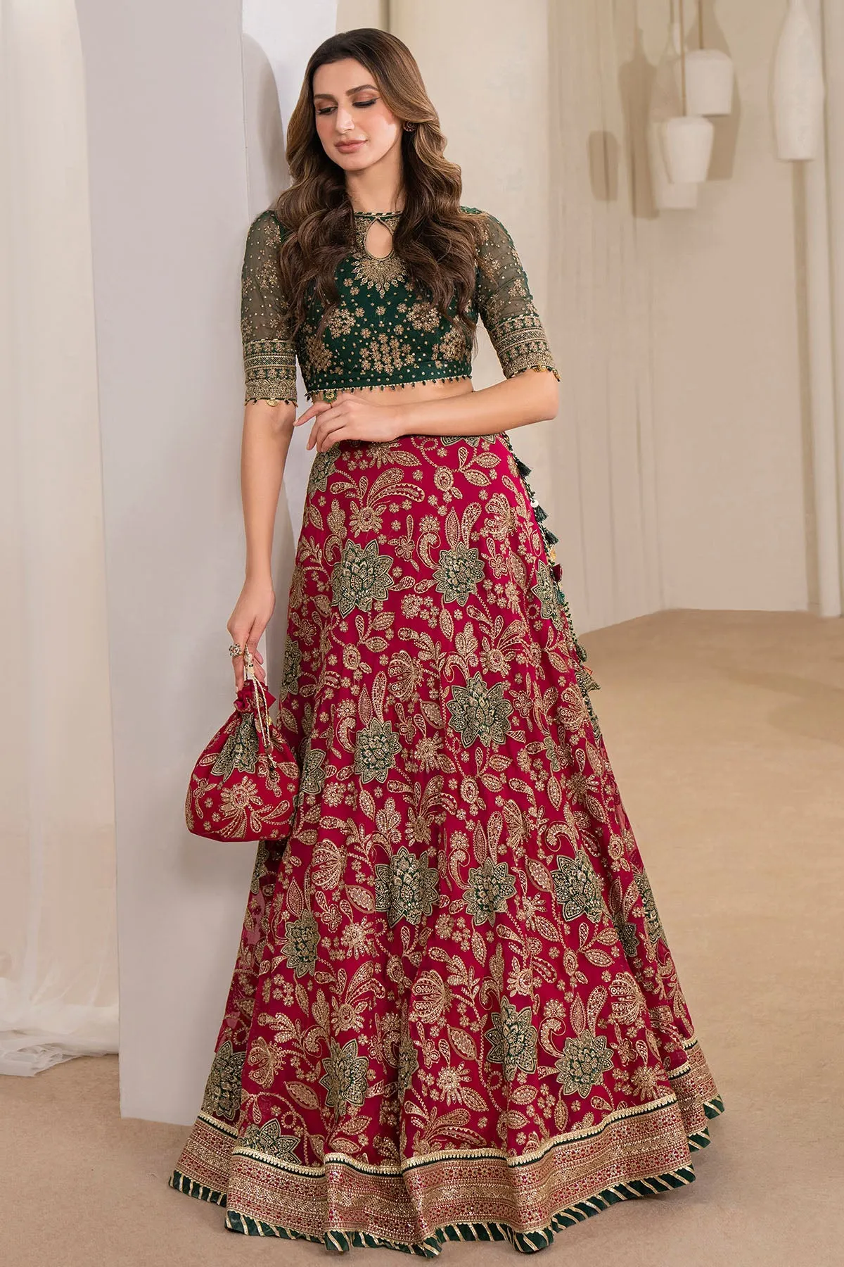 EMBROIDERED CHIFFON UC-3028