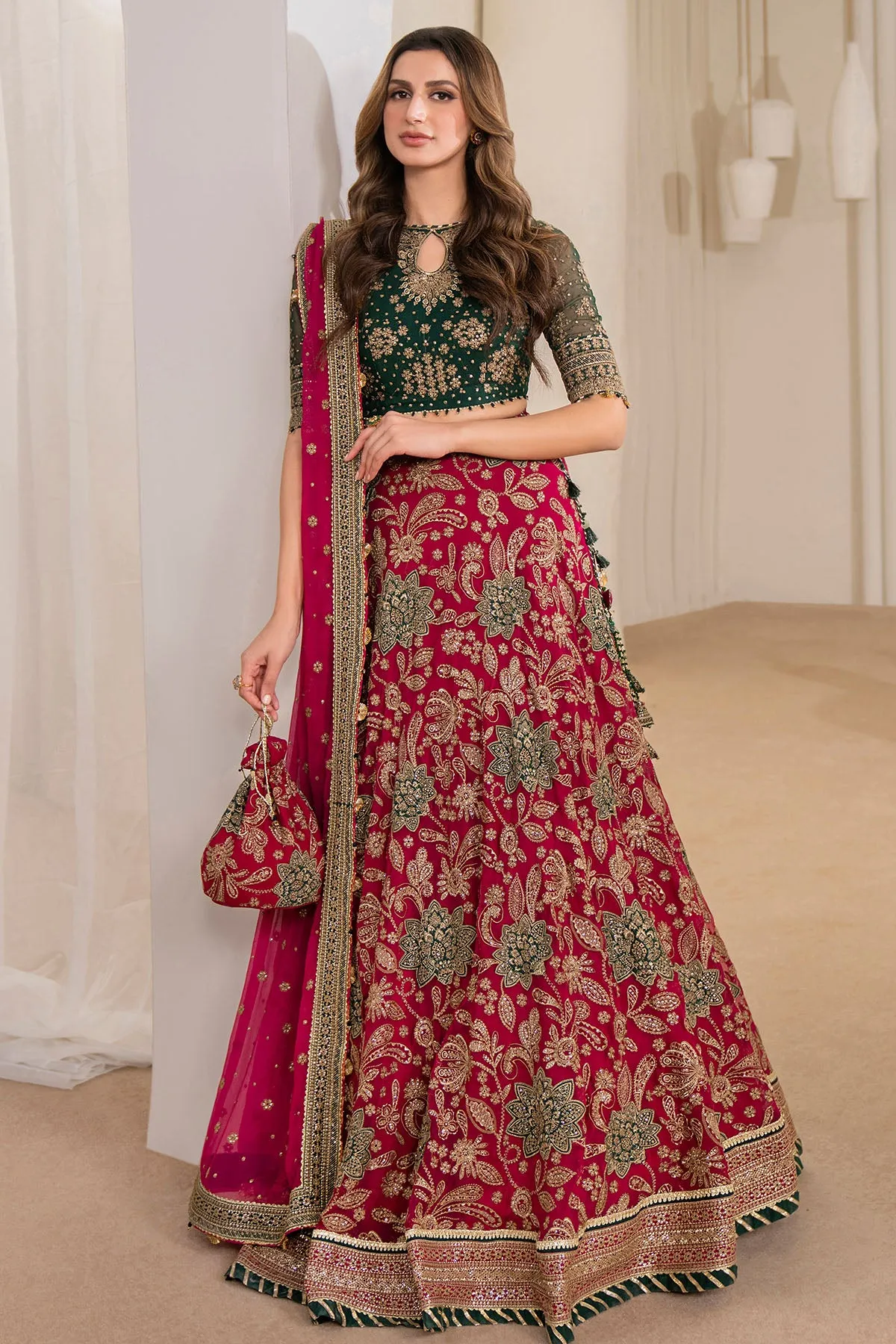 EMBROIDERED CHIFFON UC-3028