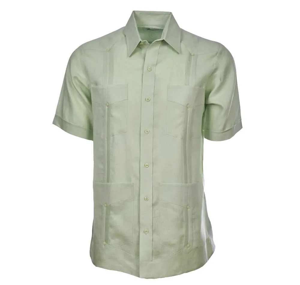 Escalade Guayabera - Men's Short Sleeve | 100% Irish Linen