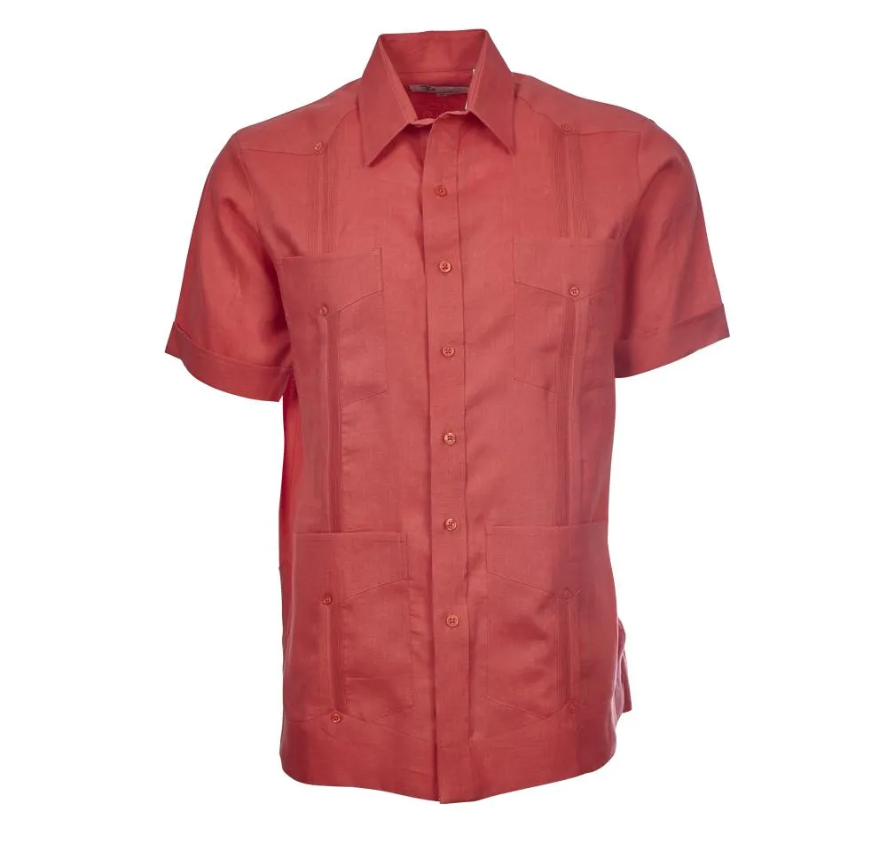 Escalade Guayabera - Men's Short Sleeve | 100% Irish Linen