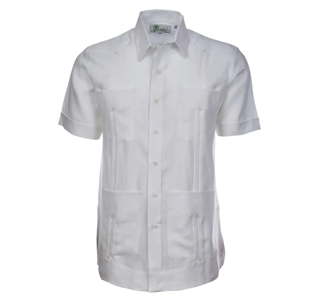 Escalade Guayabera - Men's Short Sleeve | 100% Irish Linen