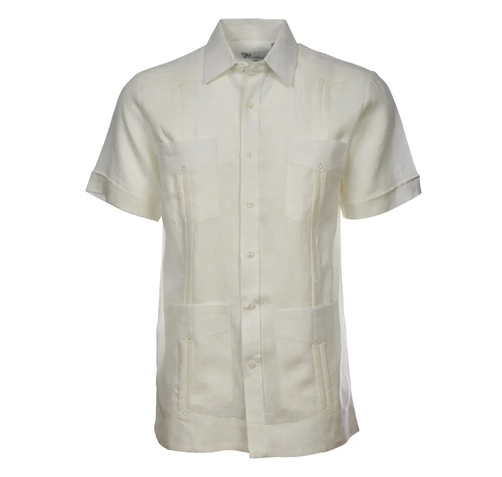 Escalade Guayabera - Men's Short Sleeve | 100% Irish Linen