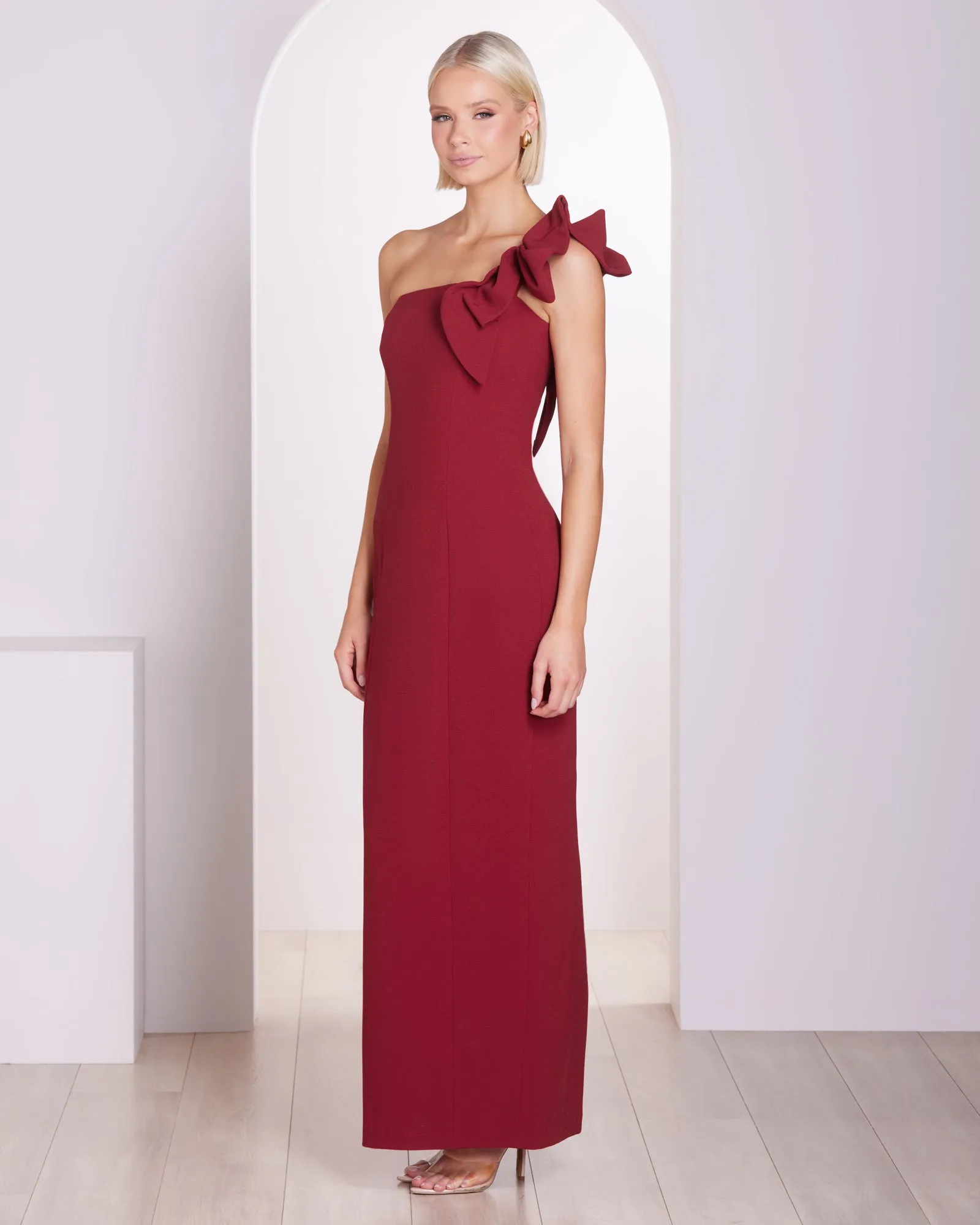 Eva One Shoulder Gown