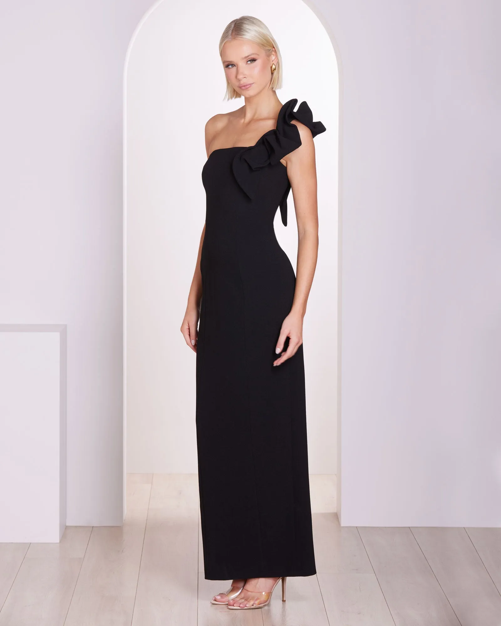 Eva One Shoulder Gown