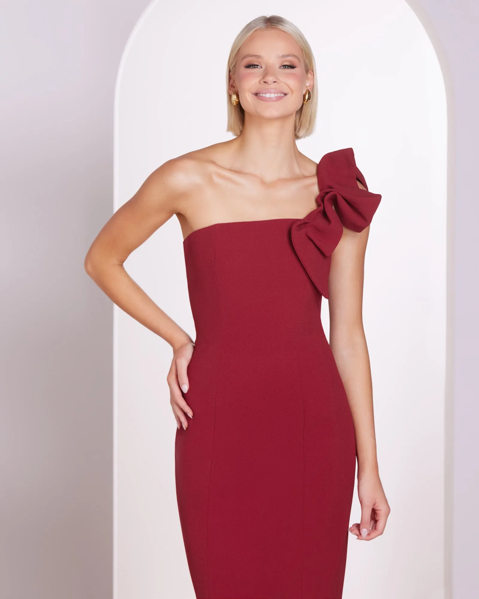 Eva One Shoulder Gown