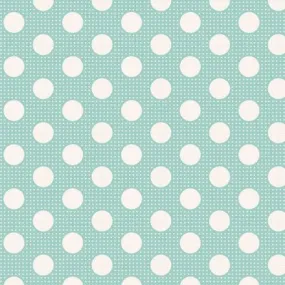 Fabric from Tilda, DOTs Collection, Medium Dots Teal 130001