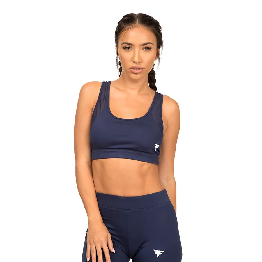 FitFam First Edition Tech-Dry Women's Blue Bra