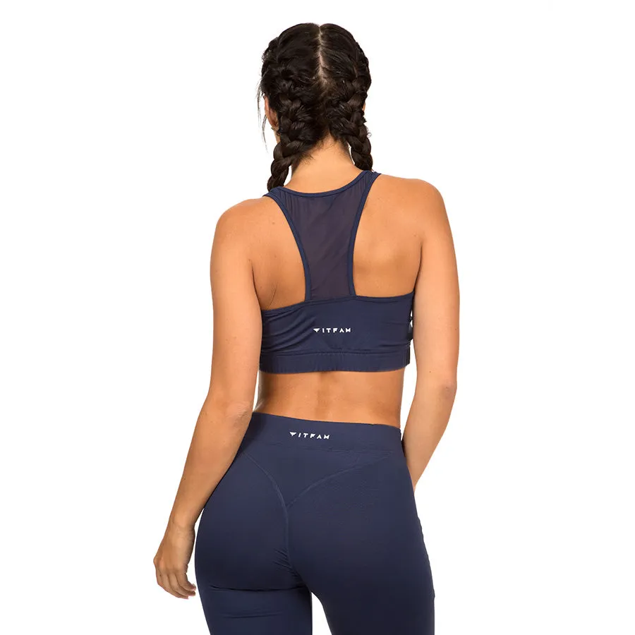 FitFam First Edition Tech-Dry Women's Blue Bra