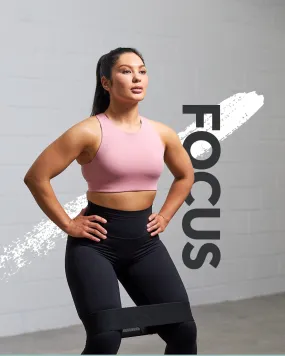 Focus High Neck Sports Bra - Clearance