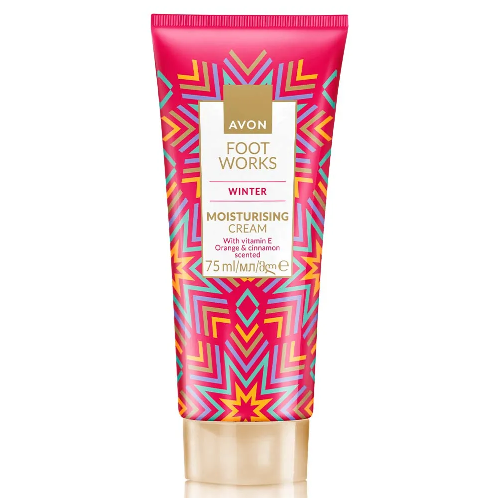 Foot Works Winter Moisturising Cream: Orange & Cinnamon - 75ml