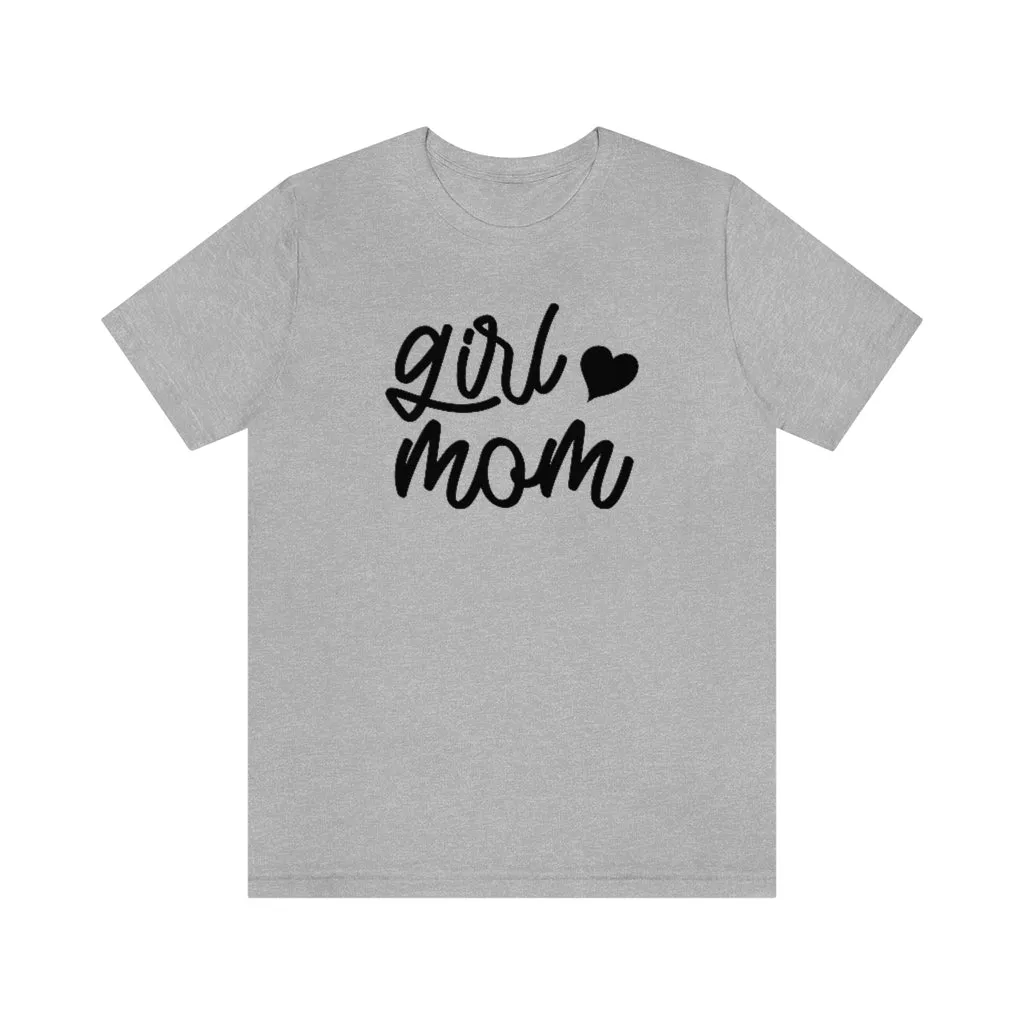 Girl Mom Shirt with Heart | Mom Shirts