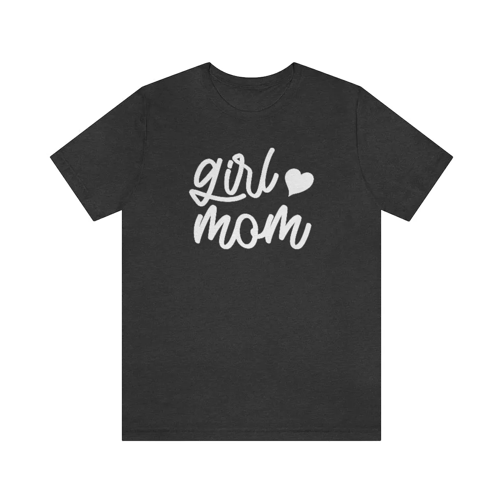 Girl Mom Shirt with Heart | Mom Shirts