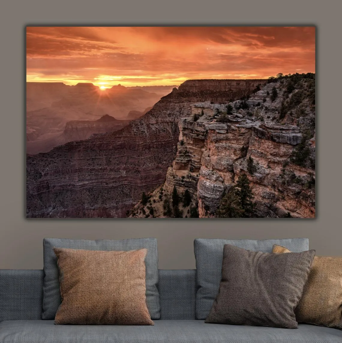 Grand Canyon National Park Sunrise on Canvas