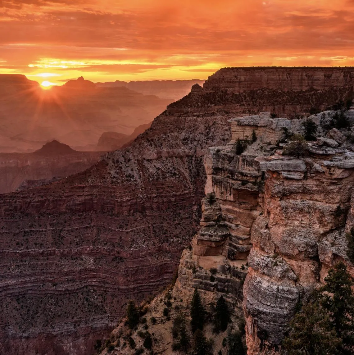 Grand Canyon National Park Sunrise on Canvas