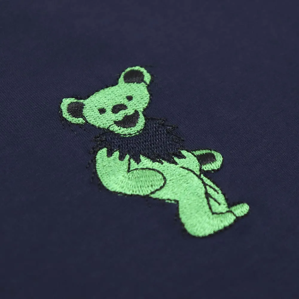 Grateful Dead | 3X - 7X Henley | Green Dancing Bear