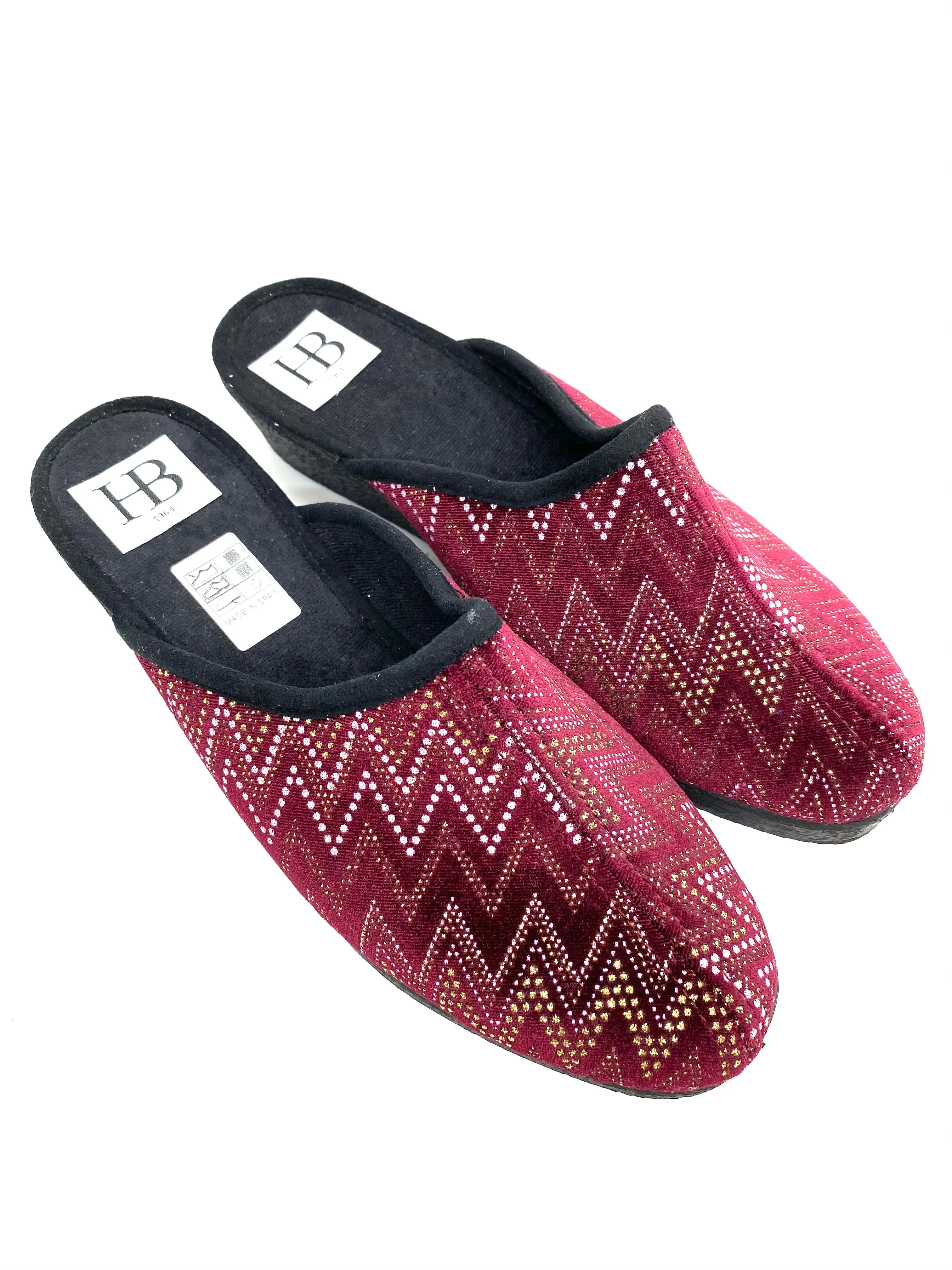 HB Habana Ladies Mule Slipper Burdeos