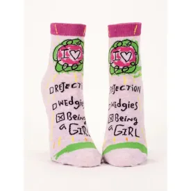 I Love Being a Girl Socks - Women's Ankle Sock