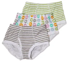 Jack & Jill Boys Designed Briefs Pack of 3