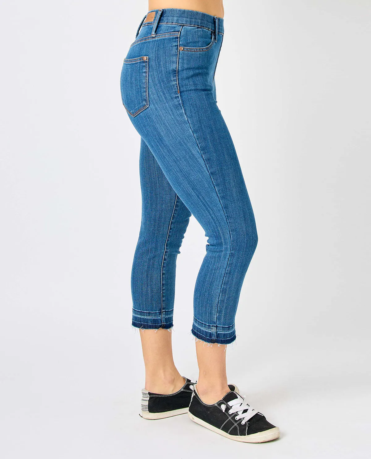 Judy Blue Pull-On Cropped Skinny Jean