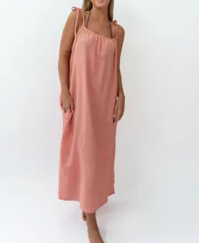 Kate Tie Maxi | Dusty Pink