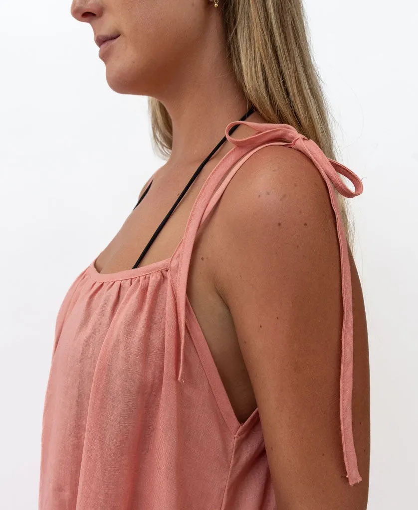 Kate Tie Maxi | Dusty Pink