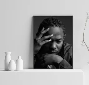 Kendrick Lamar Poster, Hip Hop Poster, Damn Home Decor, Music Poster, Rap Wall Art, Custom Poster, Canvas Poster, Rolled Canvas, Wall Art