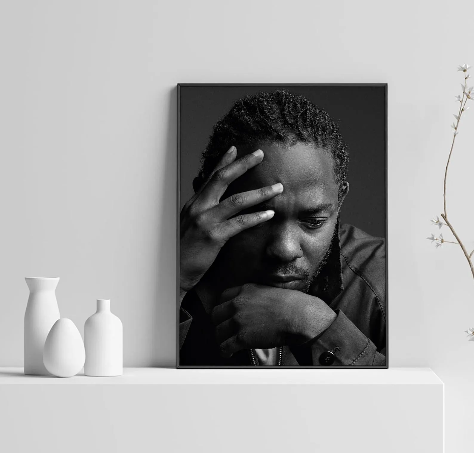 Kendrick Lamar Poster, Hip Hop Poster, Damn Home Decor, Music Poster, Rap Wall Art, Custom Poster, Canvas Poster, Rolled Canvas, Wall Art