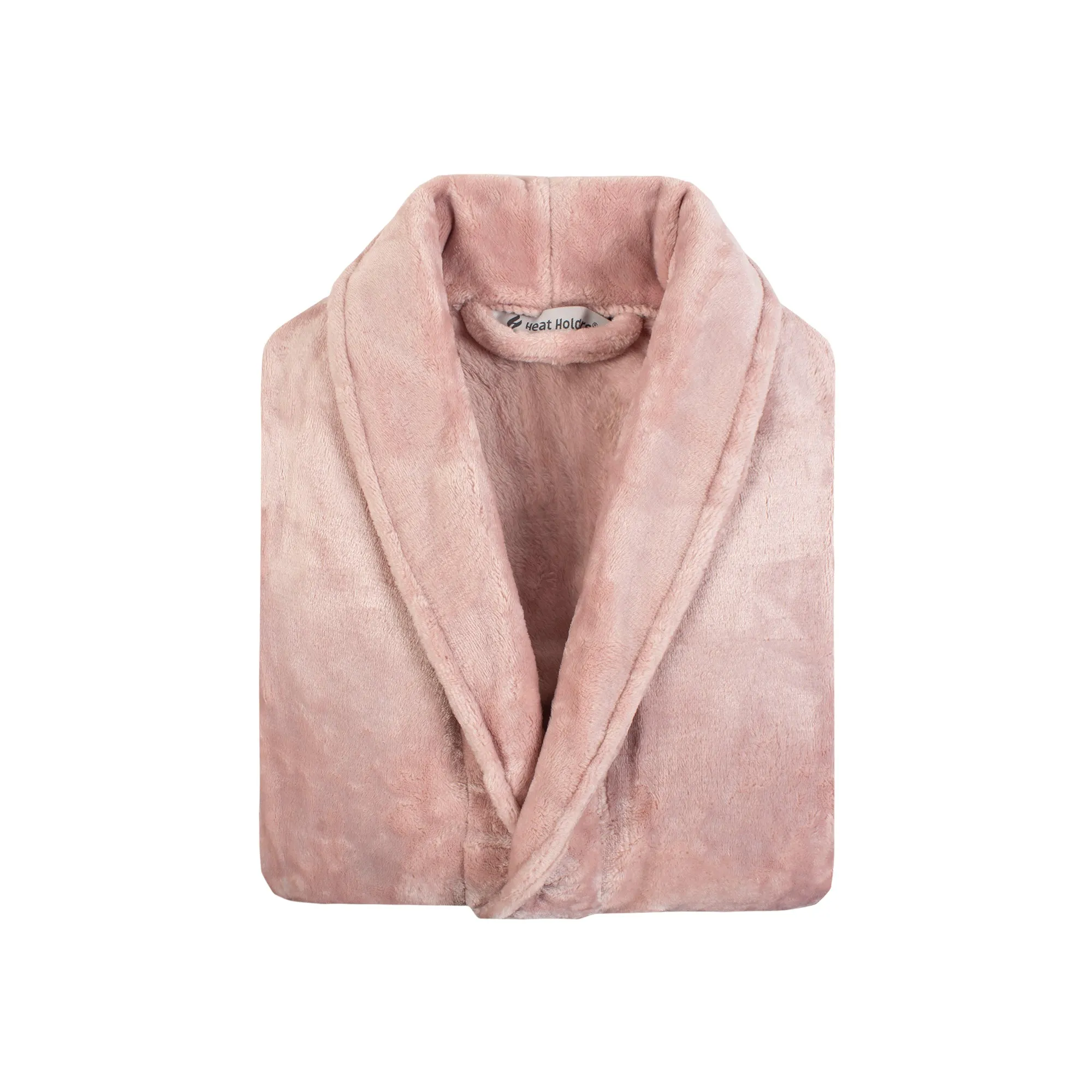 Ladies Thermal Dressing Gown - Dusky Pink