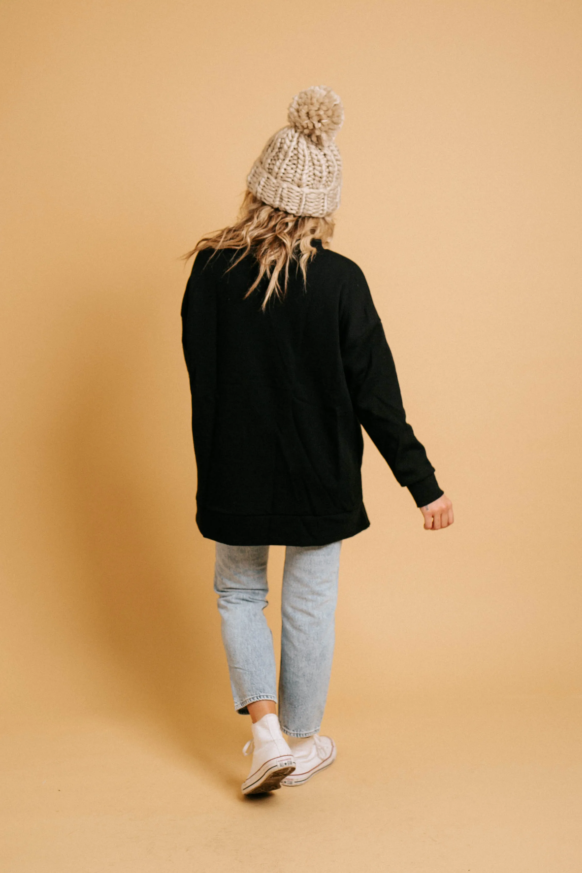 Lazy Sunday Pullover // Black