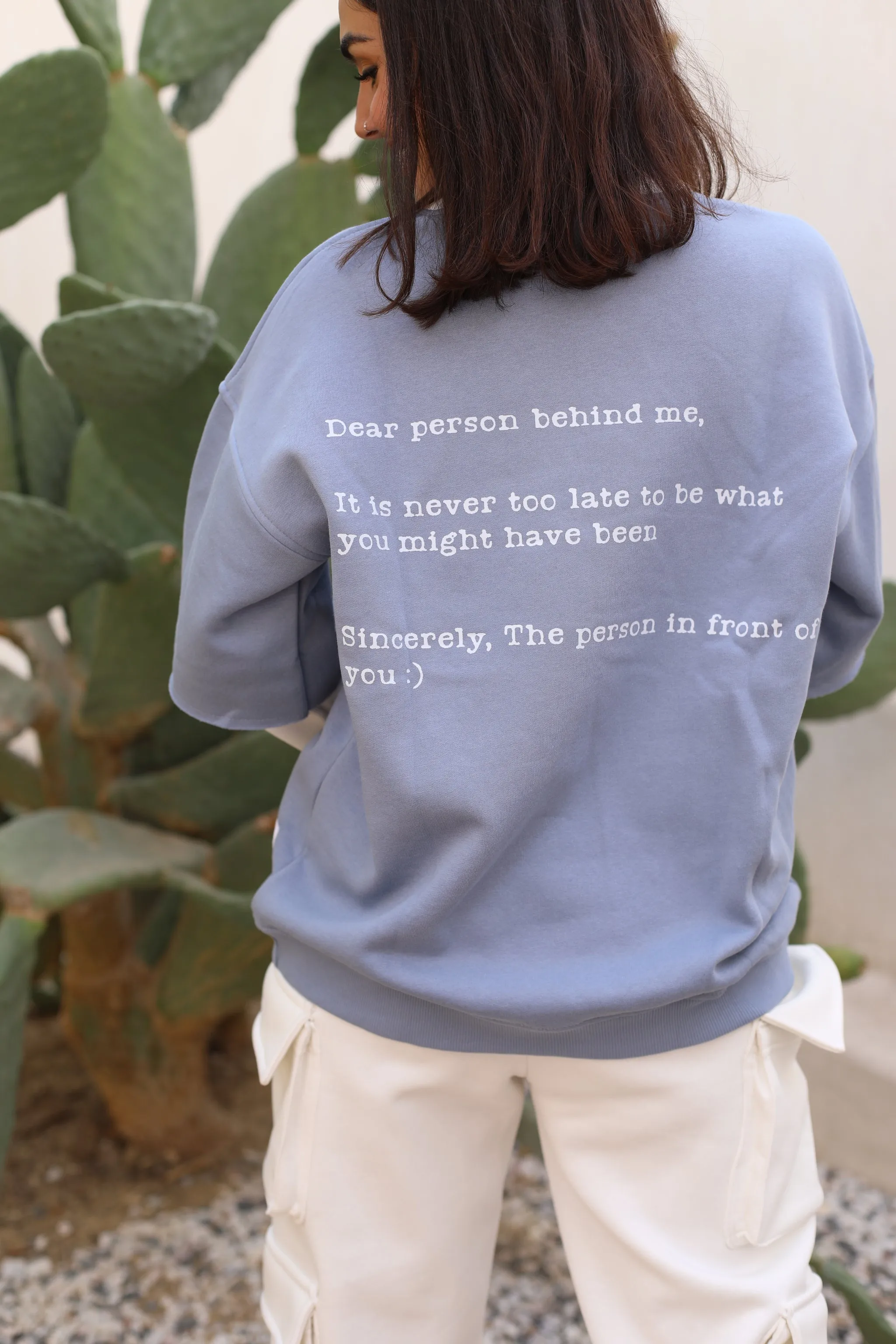 Letter Sweatshirt AW9