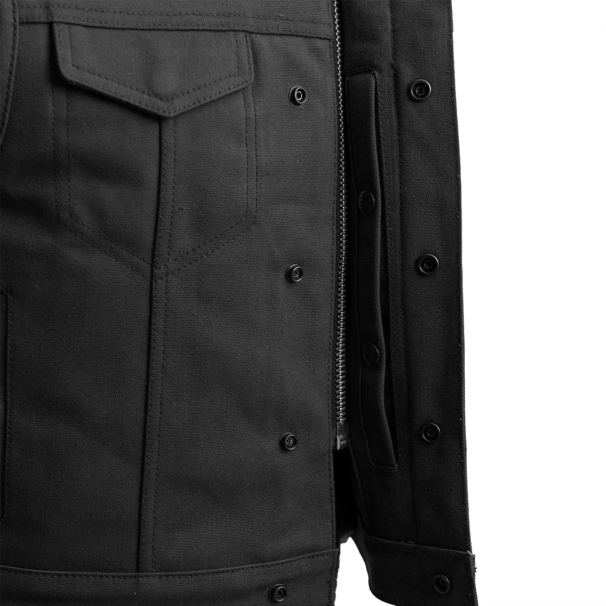 Lowside Men's Motorcycle Canvas Vest