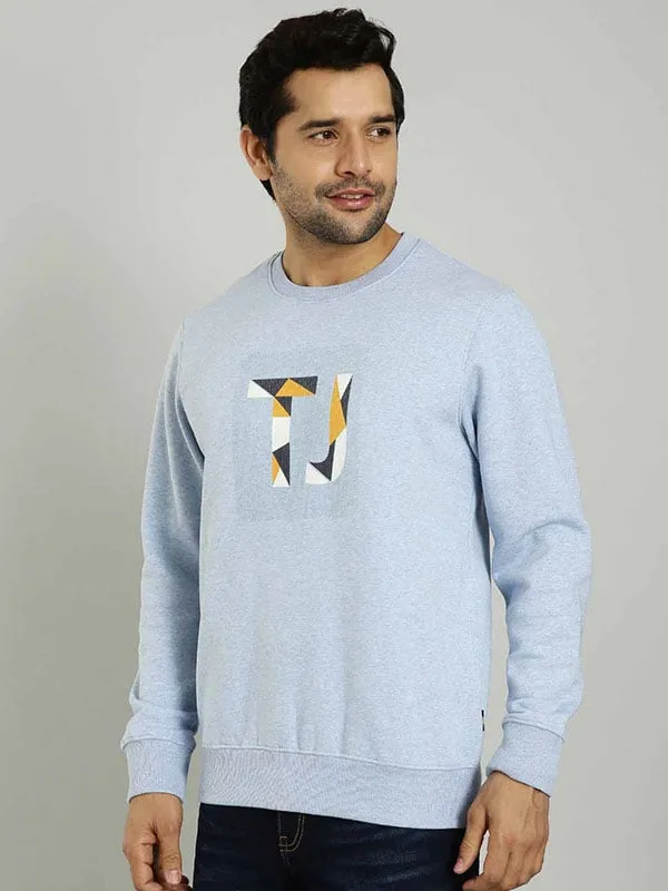 Men Graphic Full Sleeve Crew Neck Sweatshirt