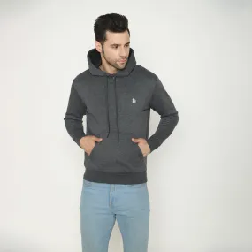 Men's Solid Hoodie Sweatshirt -  Anthara Mill