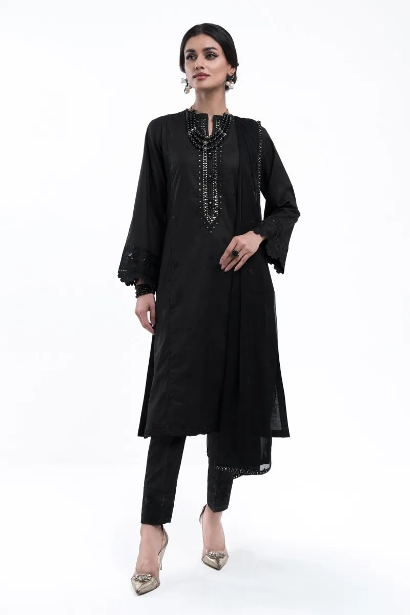 Mihrimah Embroidered Cambric 3 Piece Suit MIH44