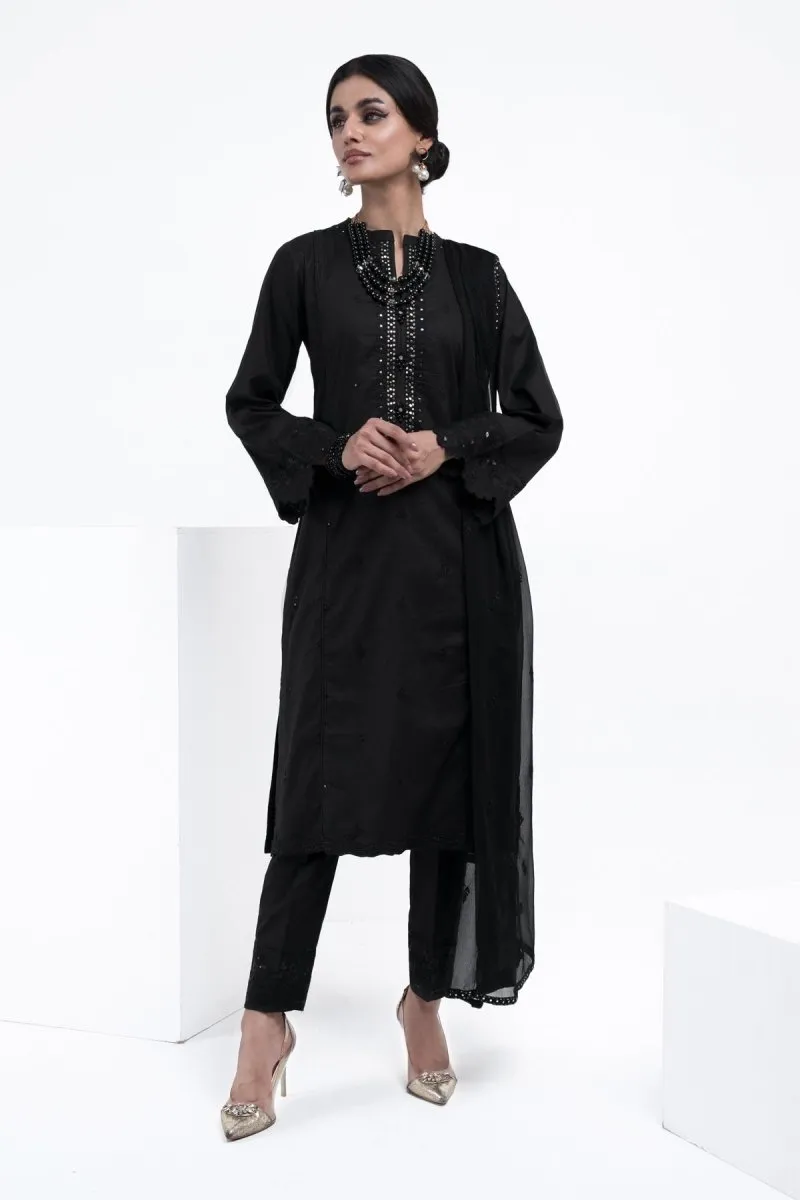 Mihrimah Embroidered Cambric 3 Piece Suit MIH44