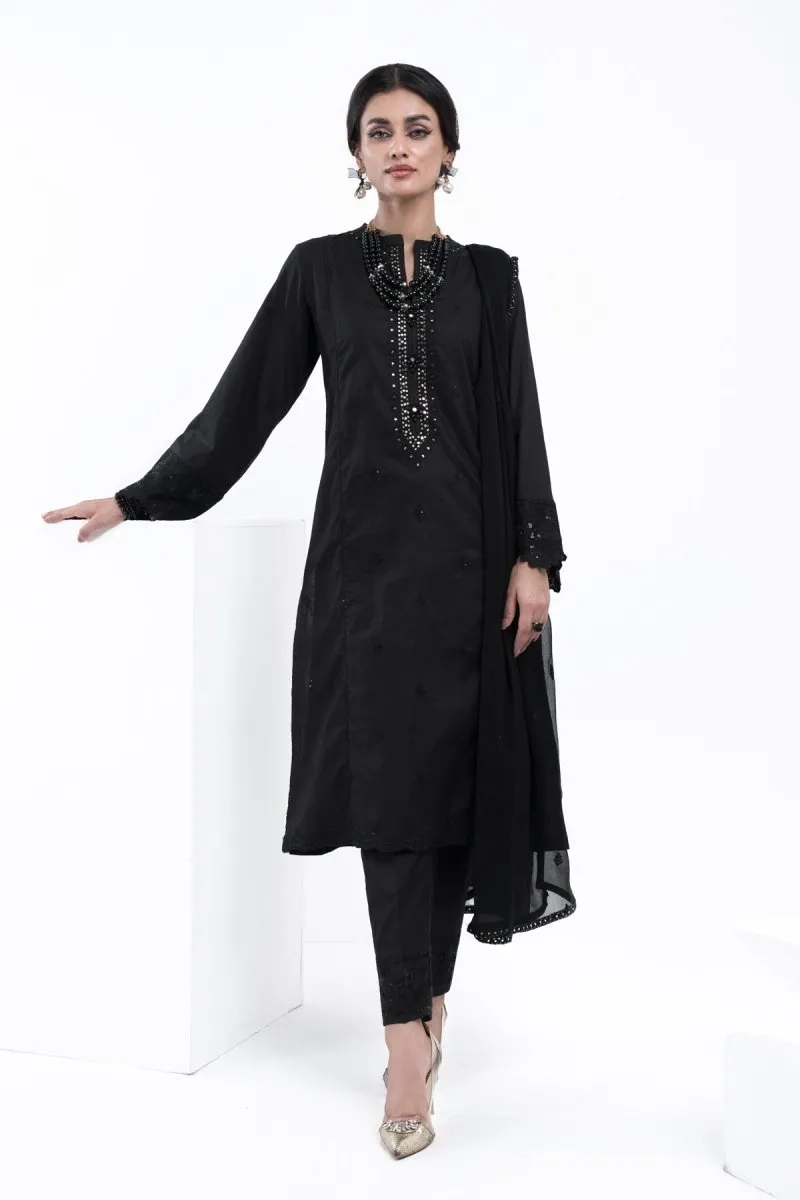 Mihrimah Embroidered Cambric 3 Piece Suit MIH44