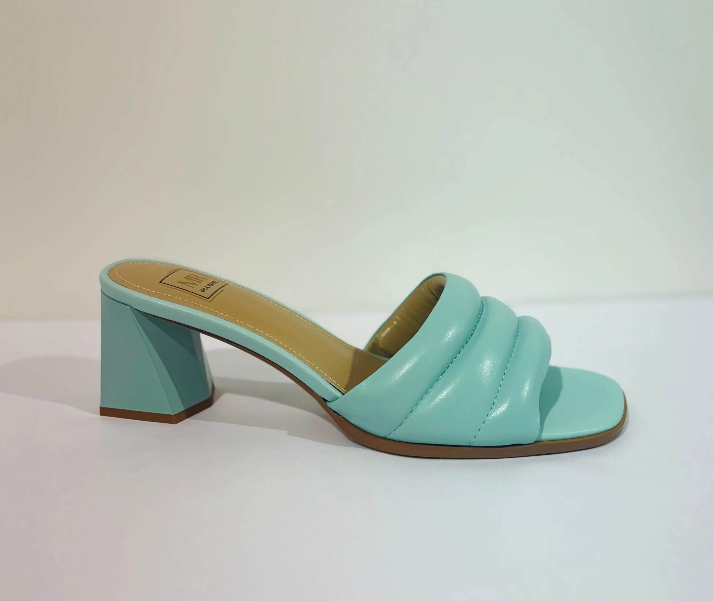 MILA RAINE Mista Tiffany Blue Leather