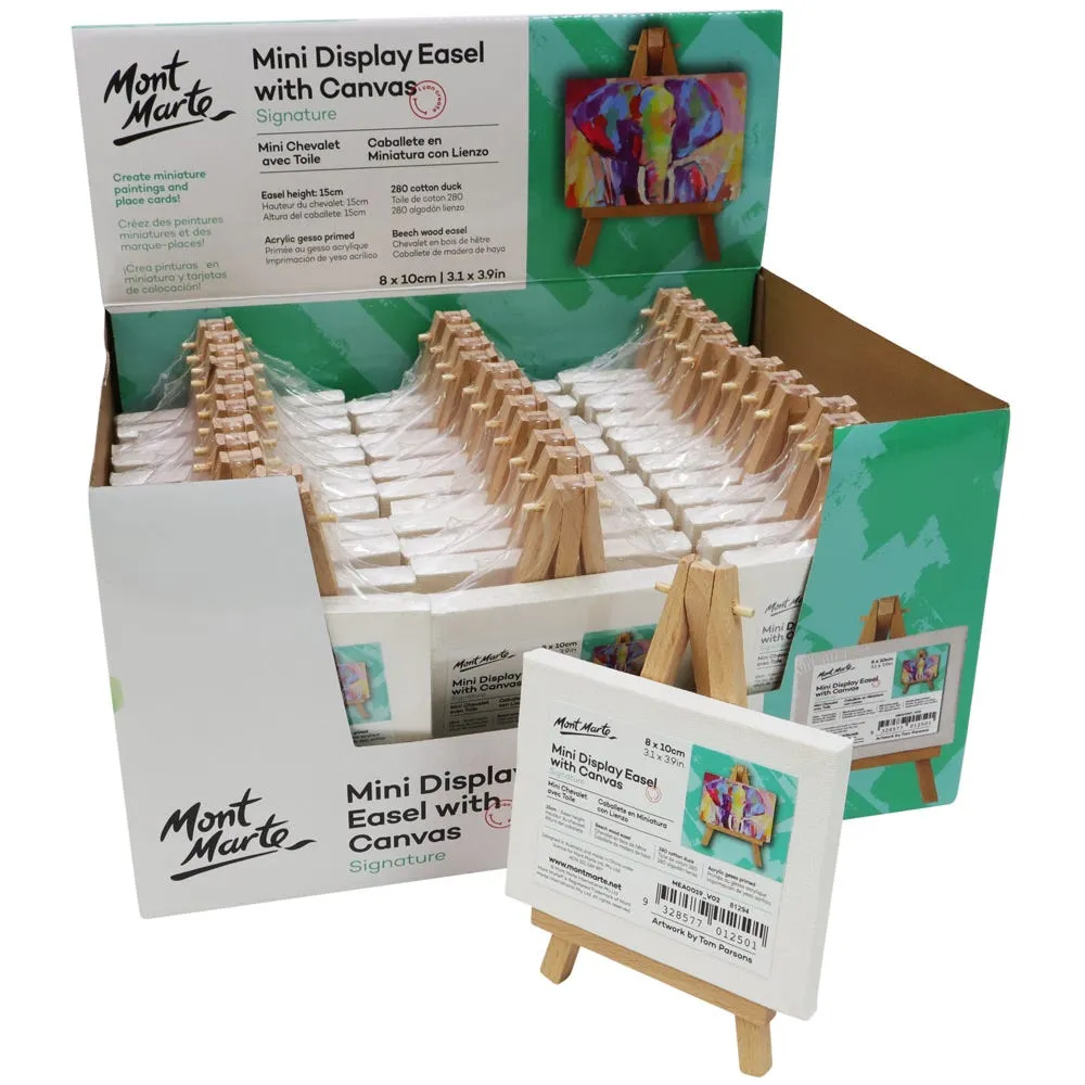 Mini Display Easel with Canvas Signature  8 x 10cm (3.1 x 3.9in)