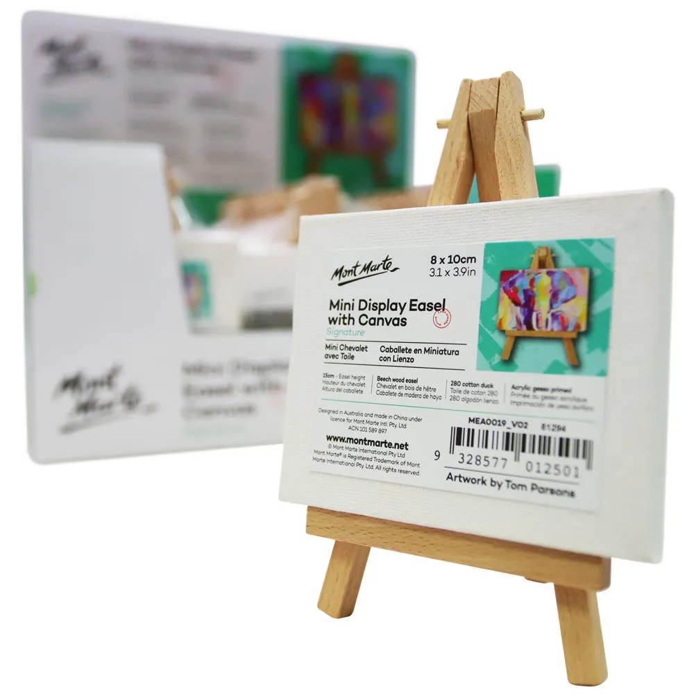 Mini Display Easel with Canvas Signature  8 x 10cm (3.1 x 3.9in)