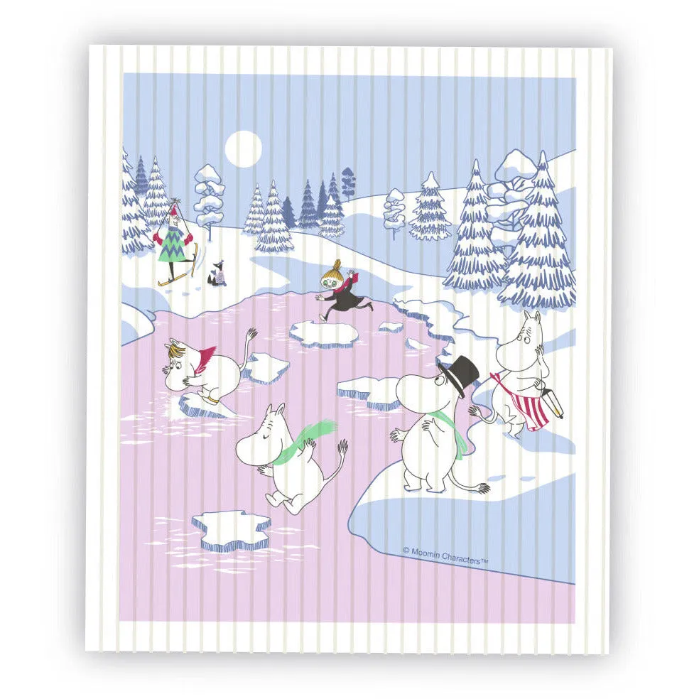 Moomin Winter Wonders Dish Cloth - Opto Design