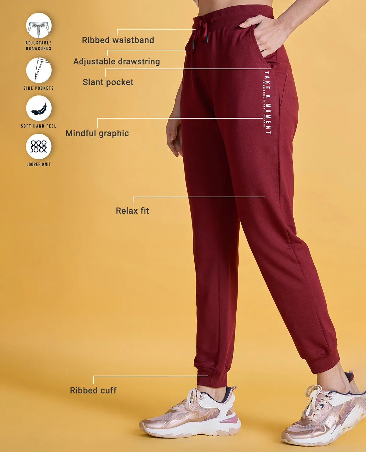 Nykd All Day Iconic All Day Jogger - NYAT273 - Tawny port