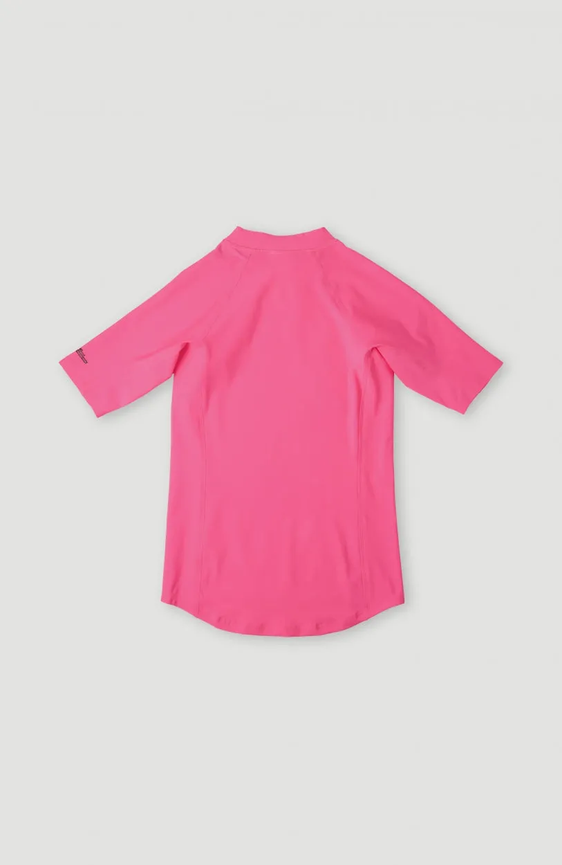 O'Neill Shortsleeve UPF 50  Sun Shirt Skin | Rosa Shocking