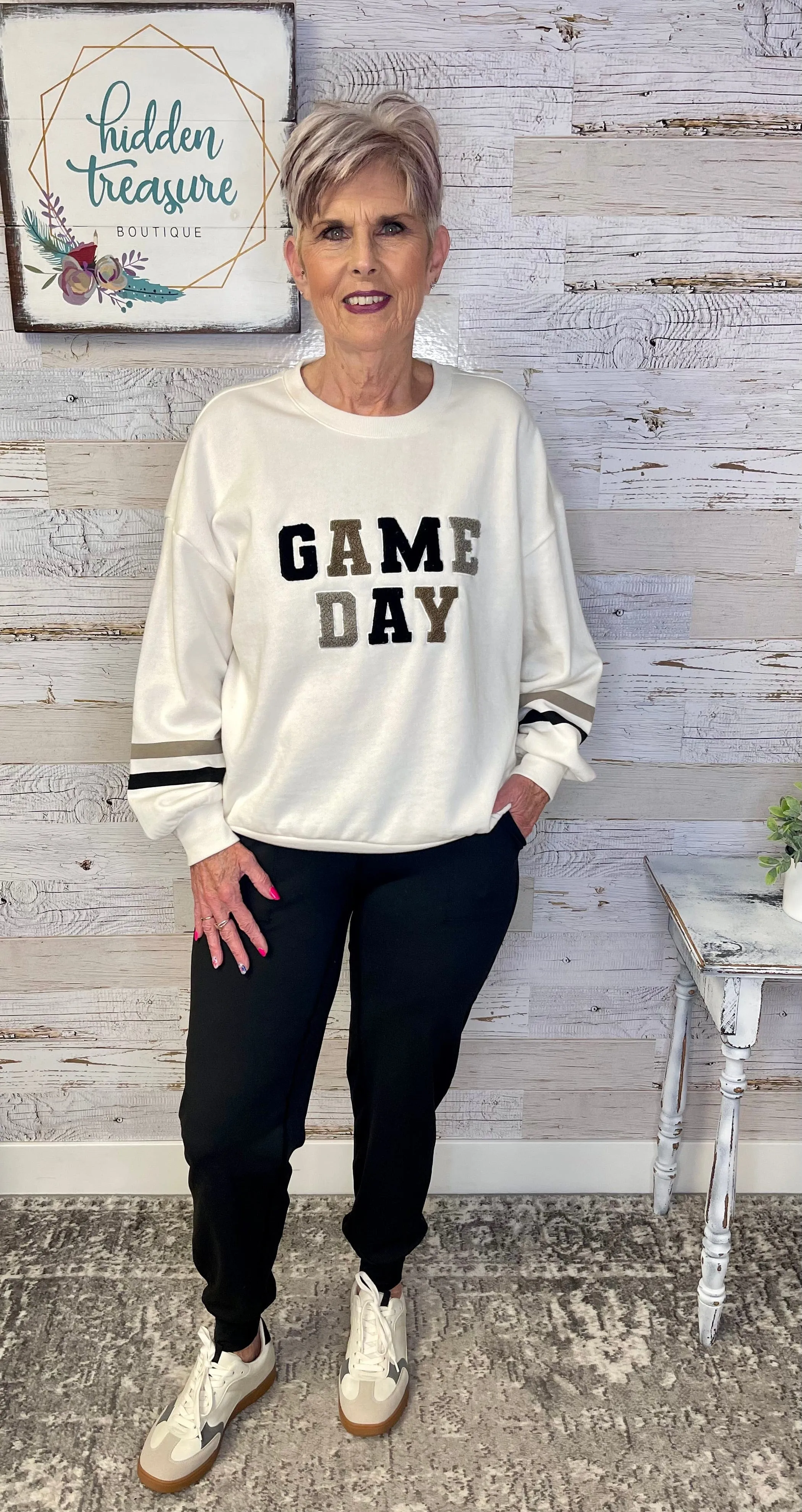 Oversized Game Day Sweatshirt