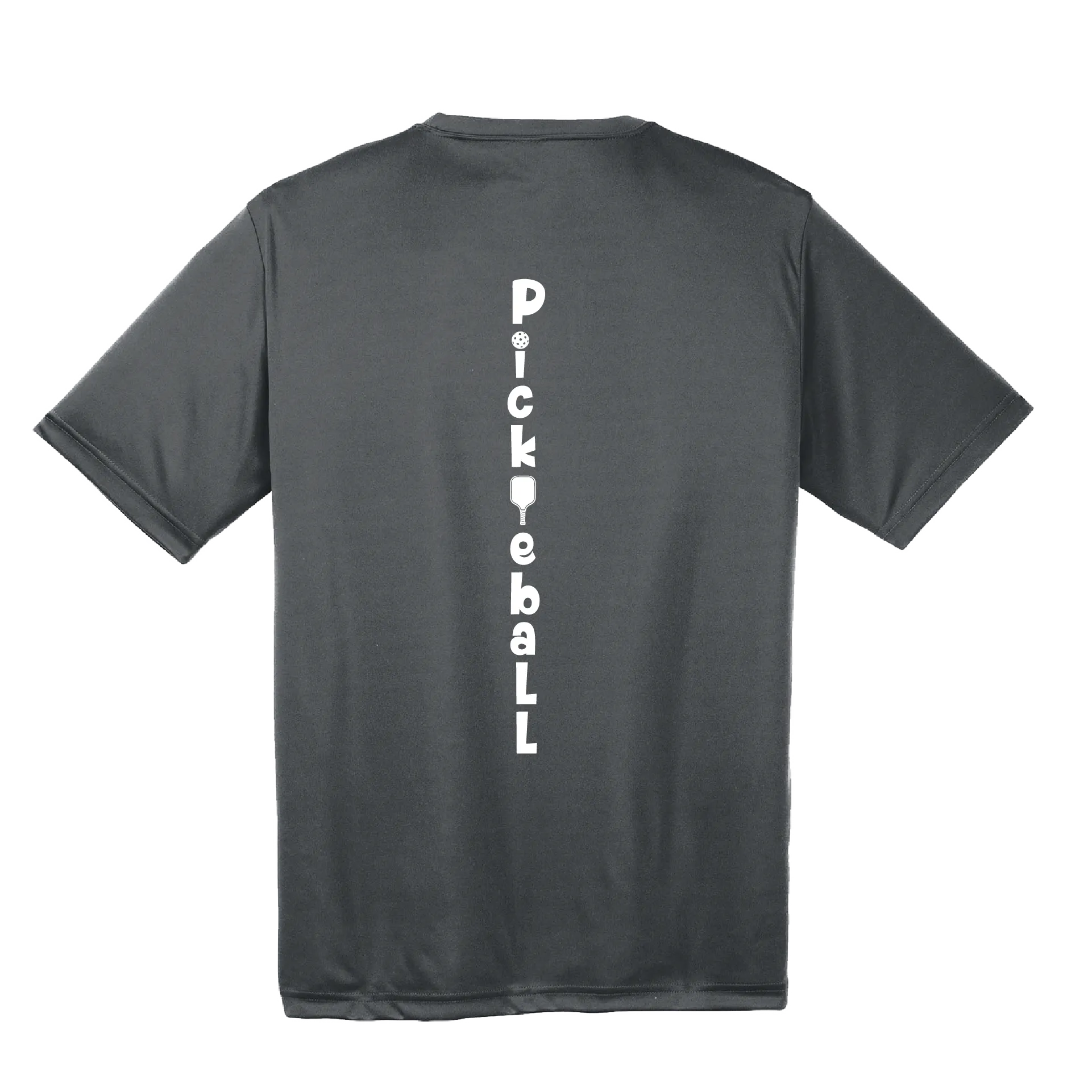 Pickleball (Vertical) Customizable | Men's Short Sleeve Athletic Pickleball Shirt | 100% Polyester