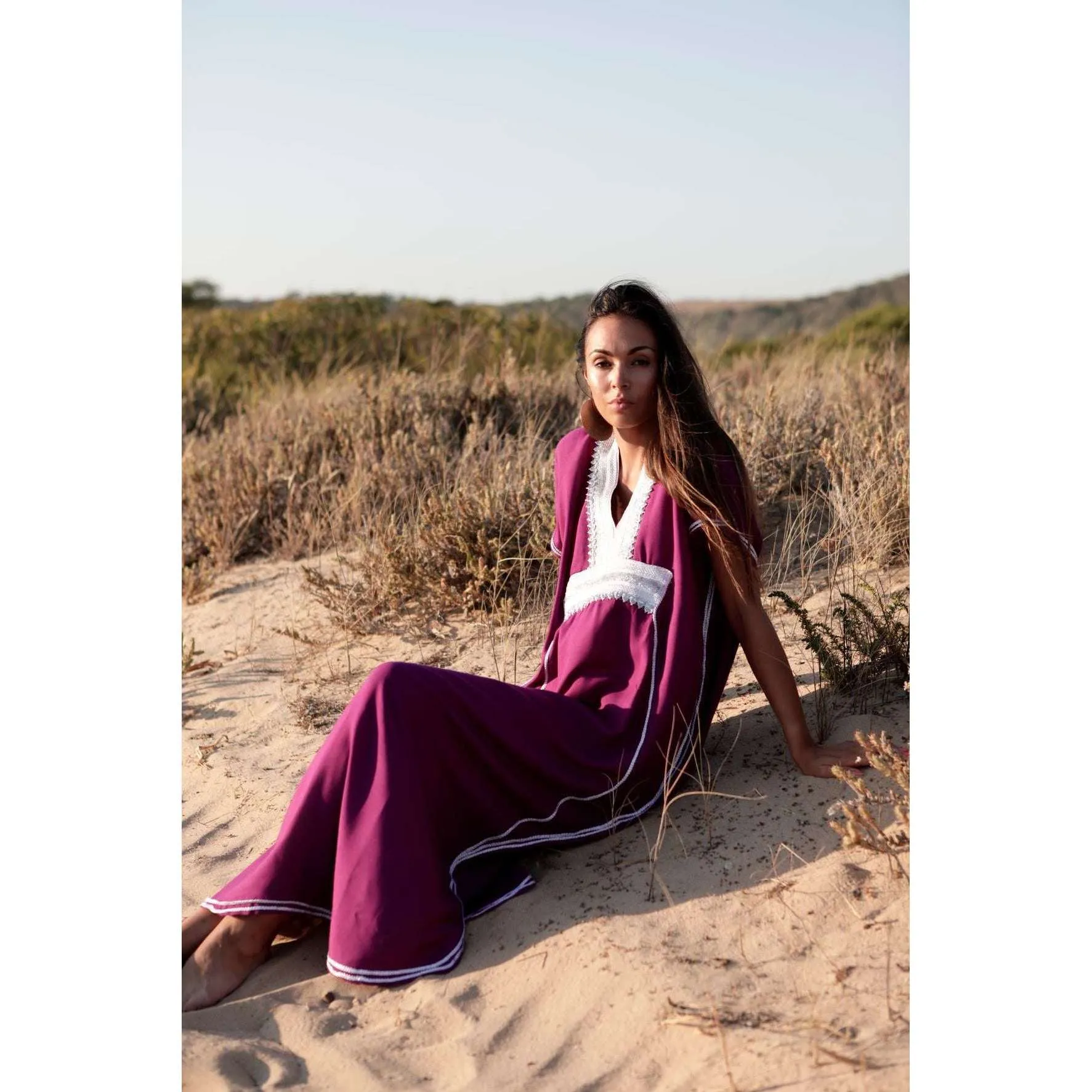 Purple Marine Marrakech Lounge Kaftan Caftan, Vacation Dress, Moroccan Kaftan